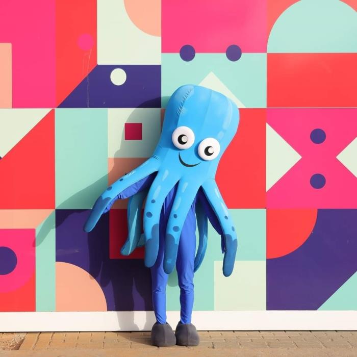 Otávio the Octopus is Quarteira's new mascot